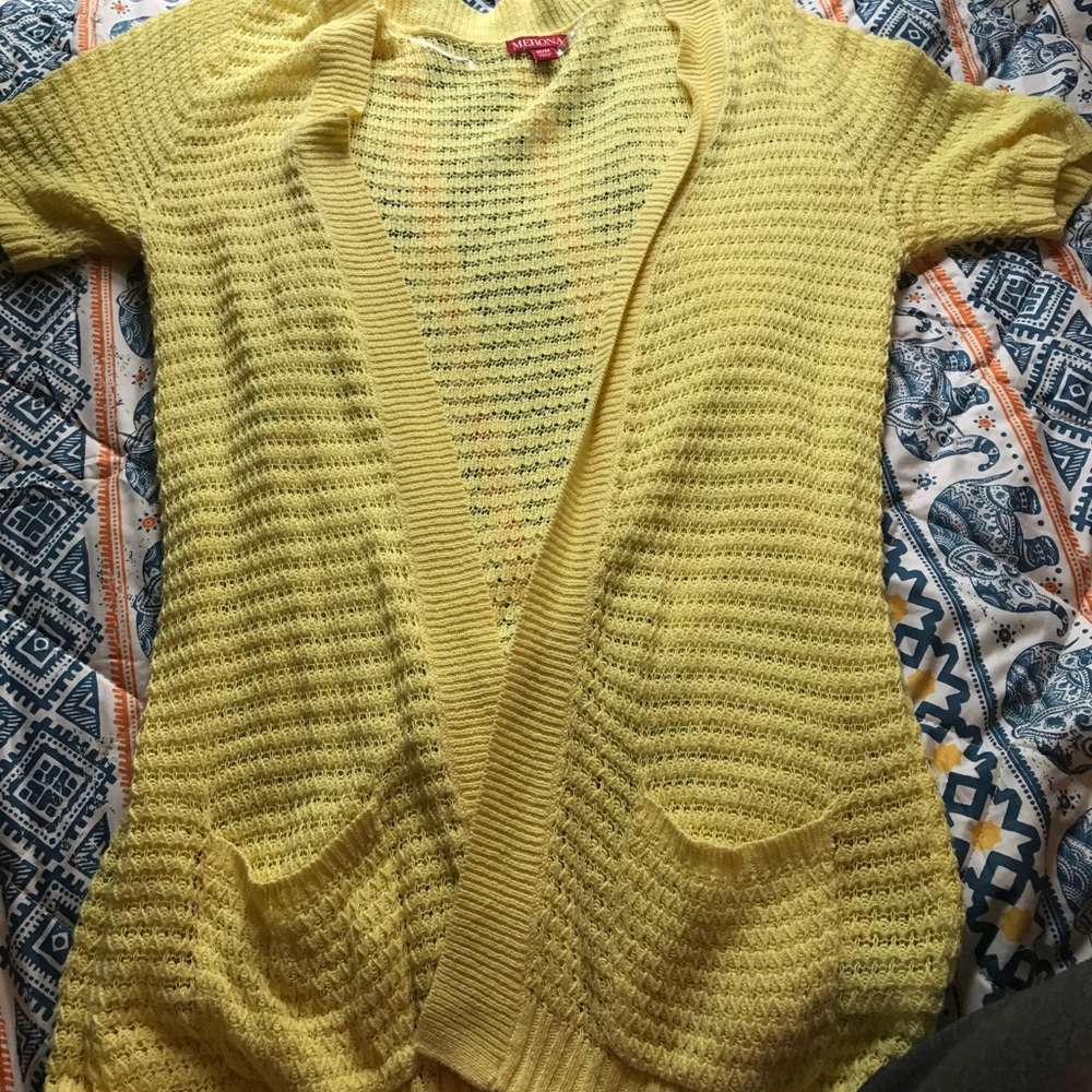 Open feint knit sweater